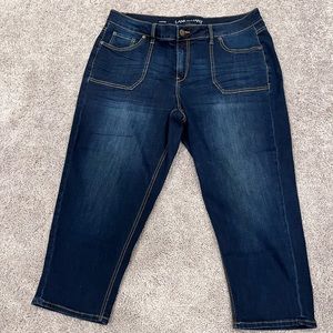 LIKE NEW LANE BRYANT JEAN CAPRIS - SIZE 20